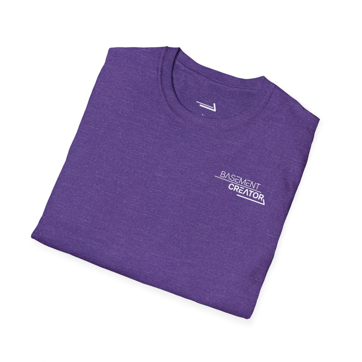 BasementCreator Backer Tee | Unisex Soft-Style Creator Shirt in Black or Purple