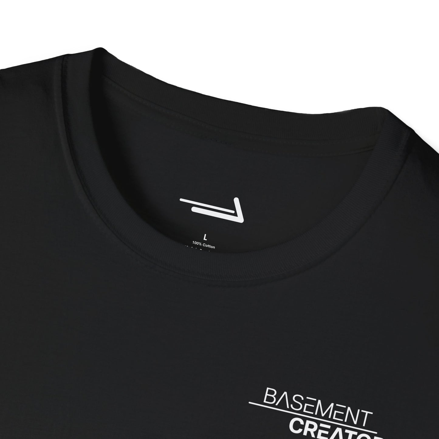 BasementCreator Backer Tee | Unisex Soft-Style Creator Shirt in Black or Purple