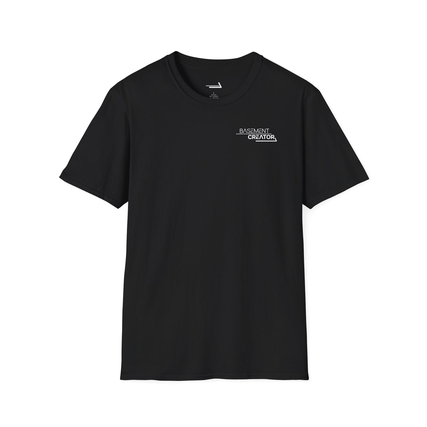 BasementCreator Backer Tee | Unisex Soft-Style Creator Shirt in Black or Purple