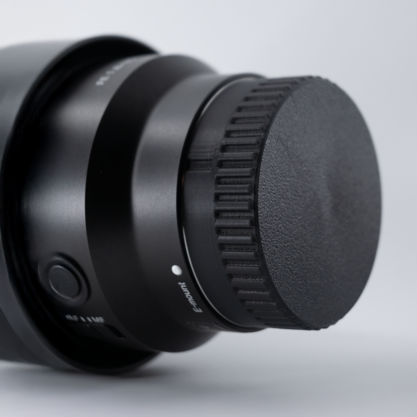 Rear Lens Cap With Hidden AirTag Compartment for Sony E-Mount Lenses