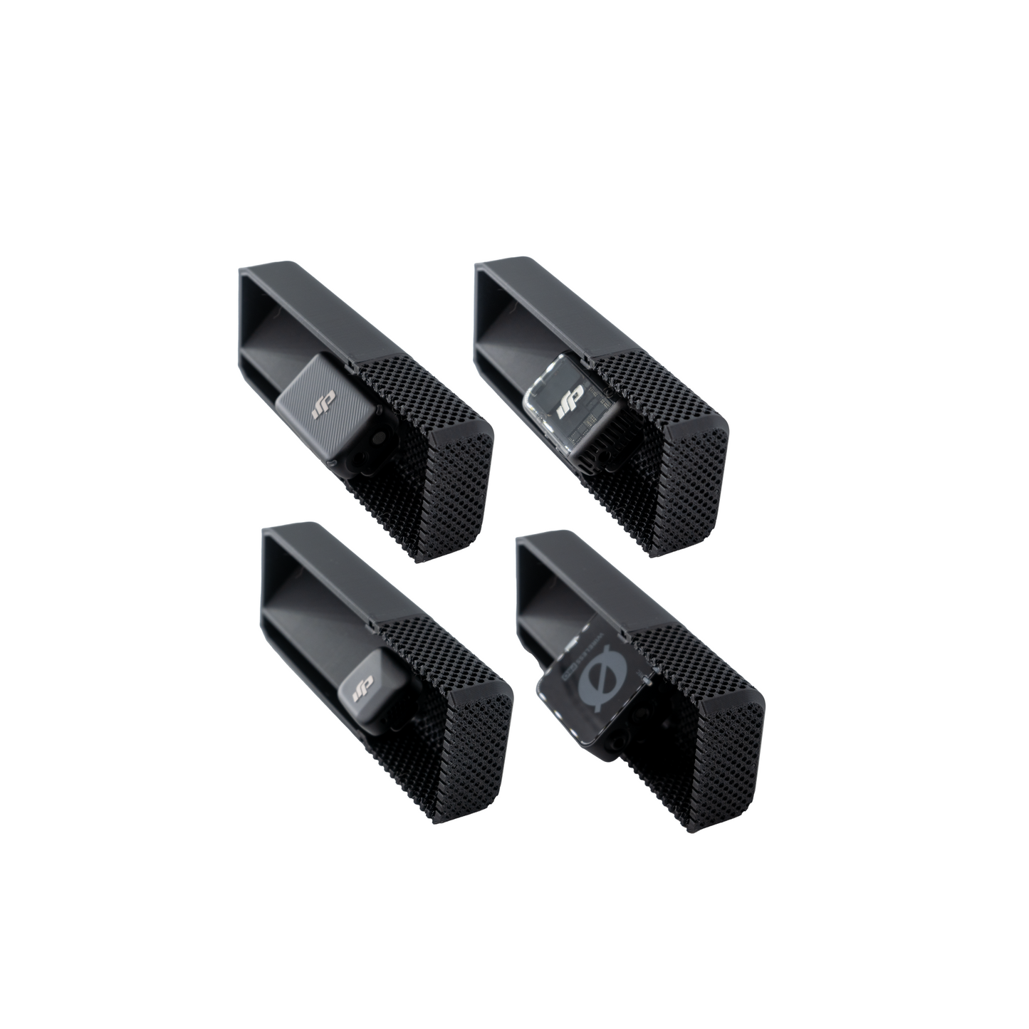 MicSuit Wireless Microphone Podcast Streamer Enclosure Mount Compatible with all DJI Mics, Rode Wireless Go, ME, Pro, Hollyland and others