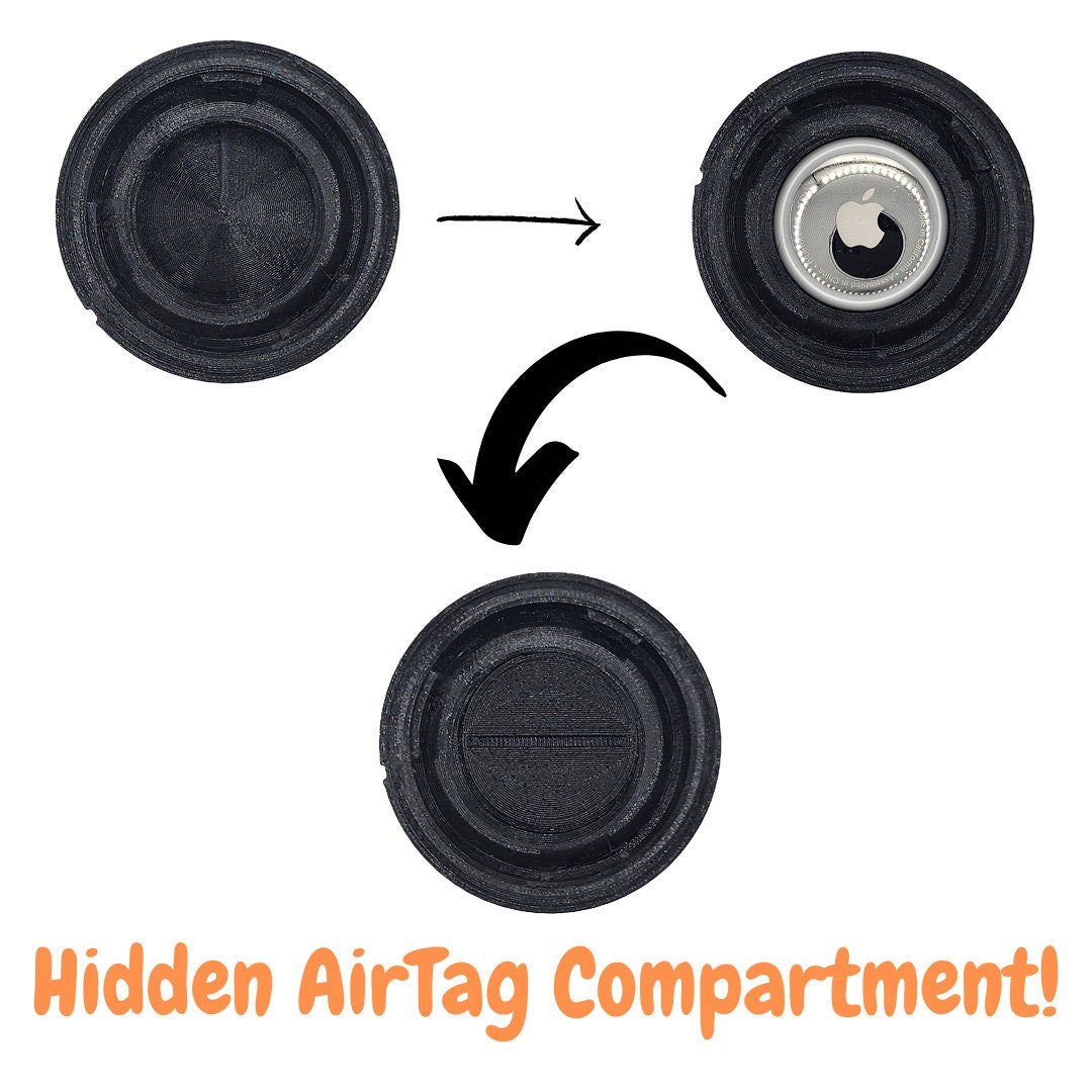 Rear Lens Cap With Hidden AirTag Compartment for Sony E-Mount Lenses