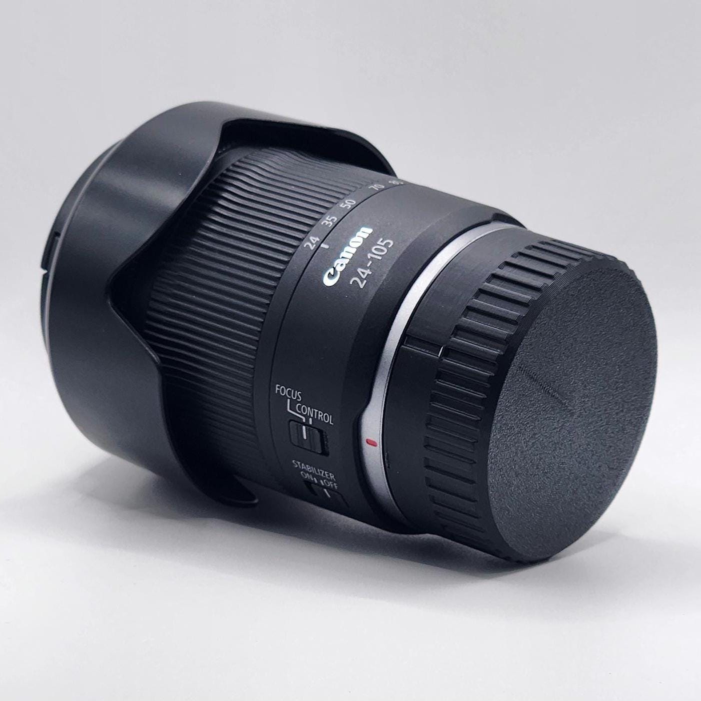 Rear Lens Cap With Hidden AirTag and Tile Sticker Compartment for Canon RF-Mount Lenses