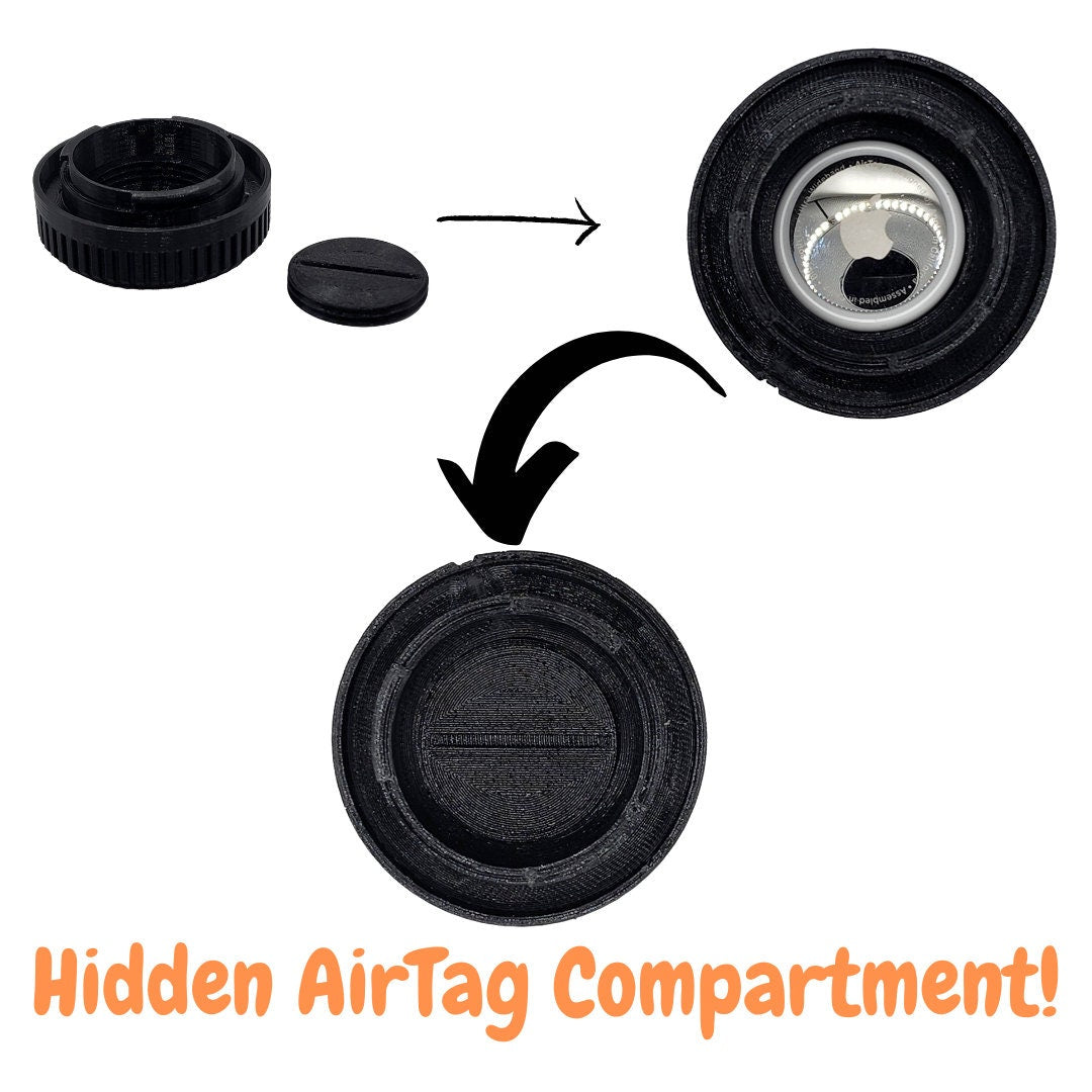 Body Cap With Hidden AirTag and Tile Compartment for Sony E-Mount Cameras